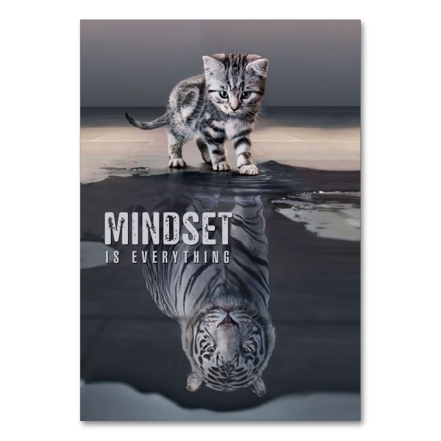 Numeração De Mesa Cat Mindset É Tudo (Frente)