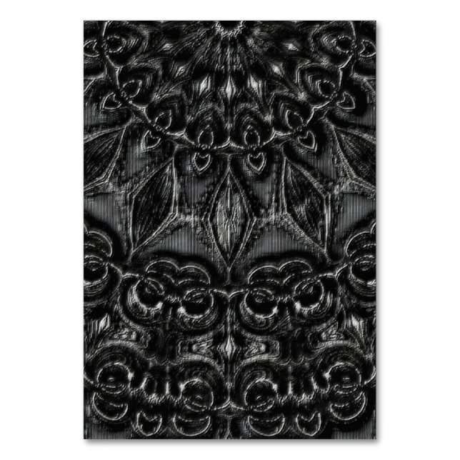 Numeração De Mesa Charcarvão Mandala (Frente)