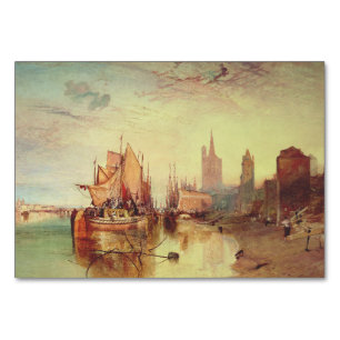 Numeração De Mesa Chegada de um Barco a Vapor por Joseph Turner