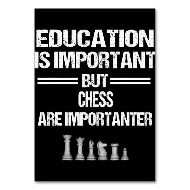 Numeração De Mesa Chess Piece Education Humor Sarcastic Funny Cristo (Frente)
