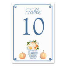 Chinoiserie Chic Autumn Flowers Ginger Jar Weding