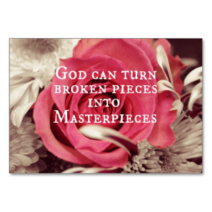 Numeração De Mesa Christian Cote Que Deus Pode Transformar Pedaços Q