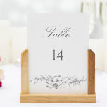 Numeração De Mesa Clássico Elegante francês Rococo Floral<br><div class="desc">Este clássico conjunto de designs decorativas históricas inspira-se nas gravações do pintor de corte francês Alexis Peyrotte,  do século XVIII,  com cinzas leves sobre folhas brancas de acanthus,  rolhas de ornamentados,  flores e folhas. Esta coleção é o complemento perfeito de um casamento elegante,  formal e romântico.</div>