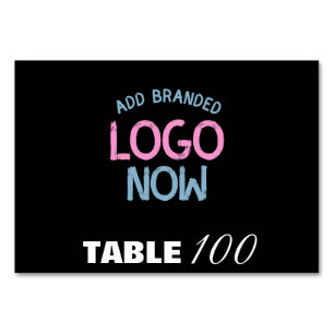 NUMERAÇÃO DE MESA CLIENTE FASHIONÁVEL SIMPLES E LIMPO NEGRO