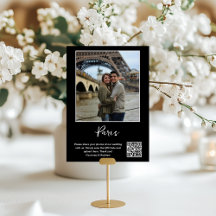 Código QR de compartilhamento de fotos de destino