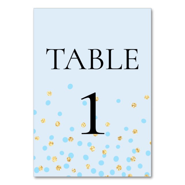 Numeração De Mesa Colocação do Número da Mesa do Elefante Azul (Verso)