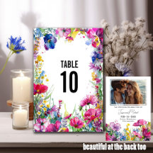 Com a Foto 2 Sided Meadow Blooms