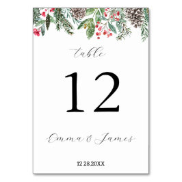 Numeração De Mesa Cone de abelha-vermelha russa