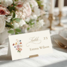 Convite de Acompanhamento Dobrável Casamento Flor 