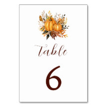 Convite para Pumpkin de Casamento de outono minima