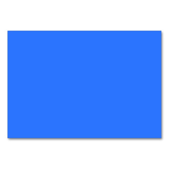Numeração De Mesa cor azul elétrico profundo (Frente)