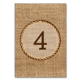 Numeração De Mesa Corda ondulada do campo