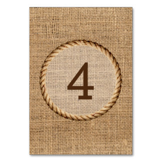 Numeração De Mesa Corda ondulada do campo