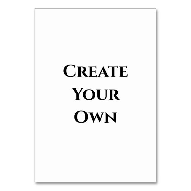 Numeração De Mesa Crie seu (Frente)