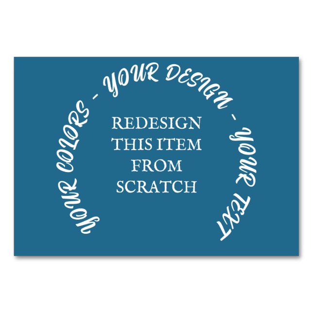 Numeração De Mesa Crie seu (Frente)