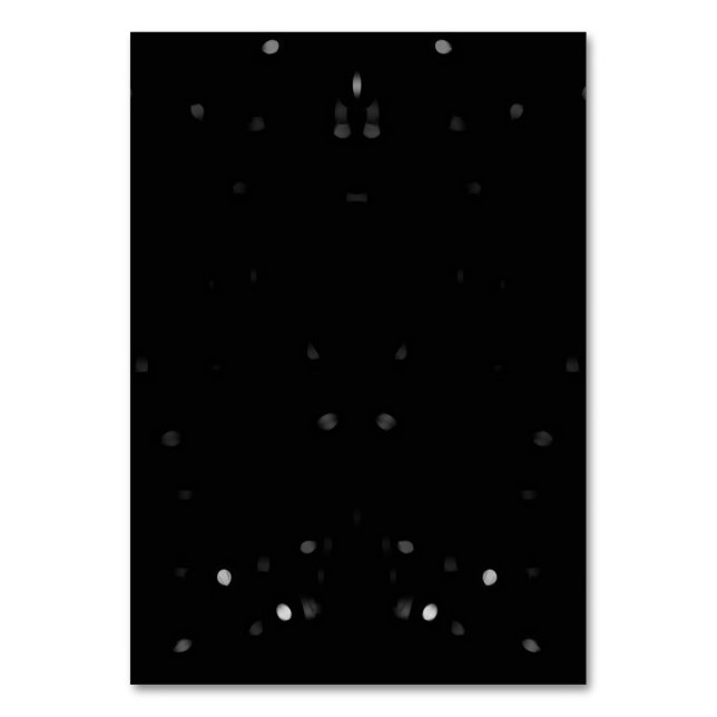 Numeração De Mesa Crie seu próprio personalizado (Frente)