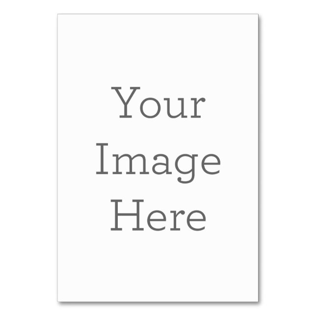 Cartão para numeração de mesa (Frente)