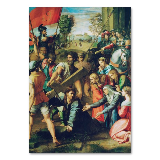 Numeração De Mesa Cristo a caminho do calvário (Frente)