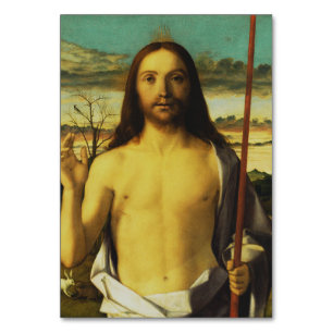 Numeração De Mesa Cristo Abençoando de Giovanni Bellini