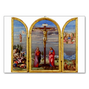 Numeração De Mesa Crucificação por Francesco Granacci