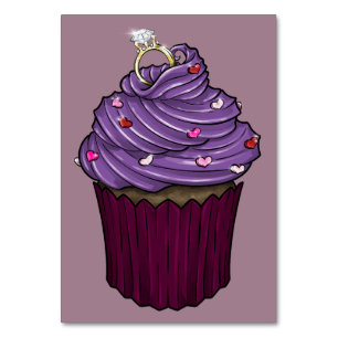 Numeração De Mesa Cupcake de proposta doce