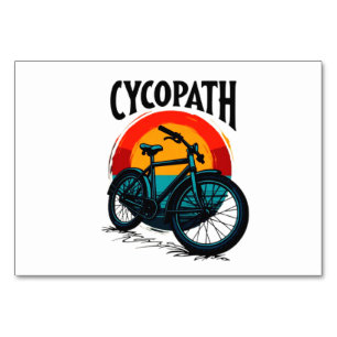 Numeração De Mesa Cycopath: Bike Energetica com Teto Gráfico do Sol