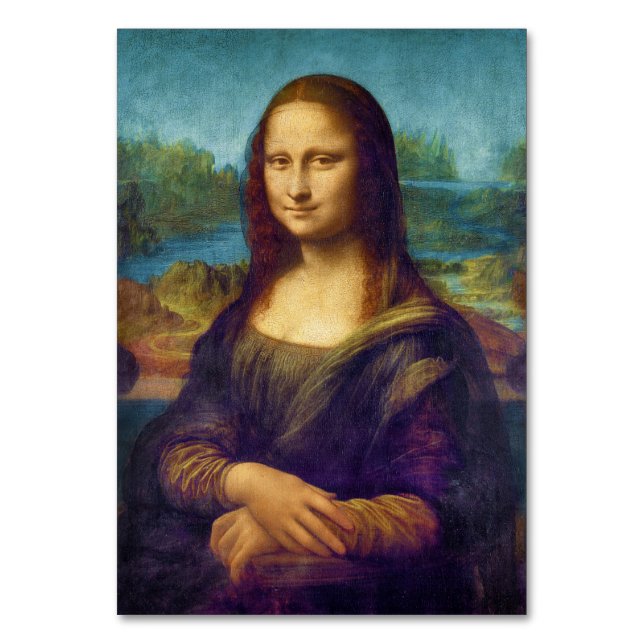 Numeração De Mesa Da Vinci: Mona Lisa (Frente)