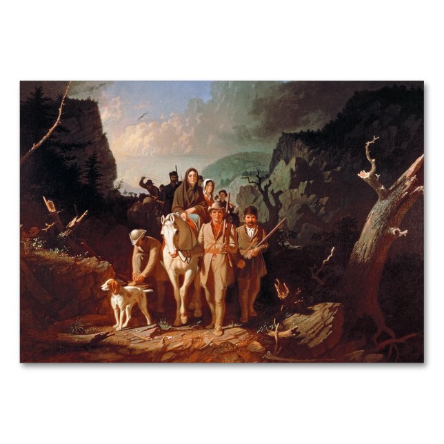 Numeração De Mesa Daniel Boone escoltando colonos (Frente)
