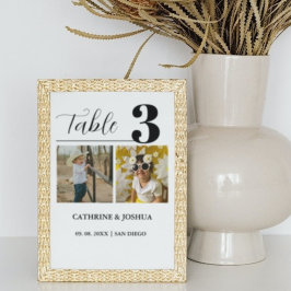 Numeração De Mesa Decoração de Casamento minimalista de Foto Moderna