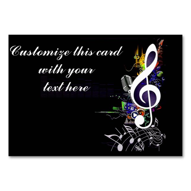 Numeração De Mesa Deixe a música viver, comemoração_ (Verso)