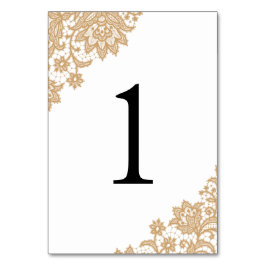 Numeração De Mesa Delicar Casamento Preto e Dourado de Script