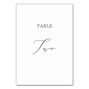 Numeração De Mesa Delicar Mesa de Caligrafia com Duas Tabelas