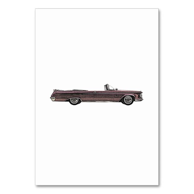 Numeração De Mesa descapotável da coroa imperial (Frente)