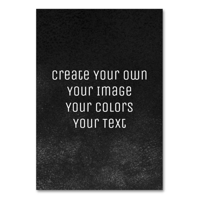 Numeração De Mesa Design à sua maneira - Crie a sua (Frente)