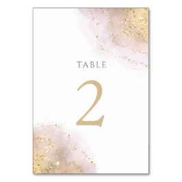 Numeração De Mesa design de escala de aquarela Número 2