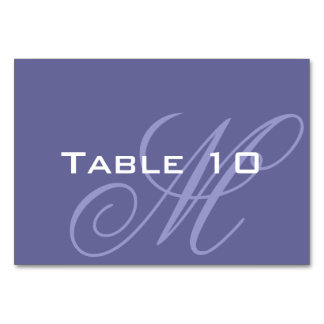 Numeração De Mesa Design Monograma