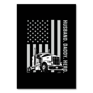 Numeração De Mesa Dia de os pais Bandeira Pai americana do caminhã