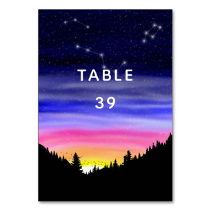Numeração De Mesa Diamond Night