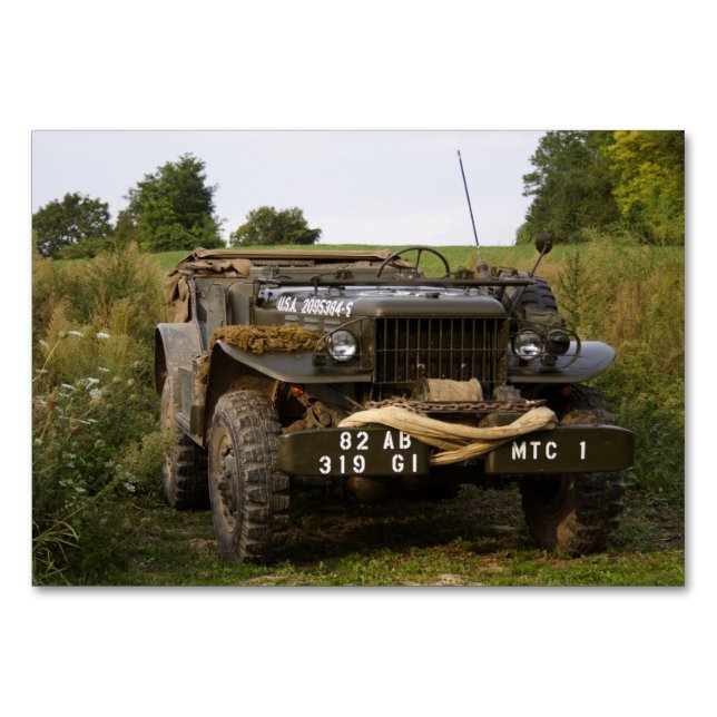 Numeração De Mesa Dodge WC 57 (Frente)