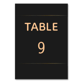 Numeração De Mesa Dourado Casamento Masculino | Número do quadro