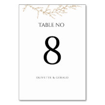 Dourado Floral Moderno Botânico Mínimo