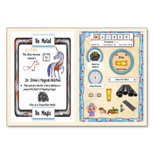 Numeração De Mesa Dr. Zinko - Zinc Horn Unicorn Trading Card