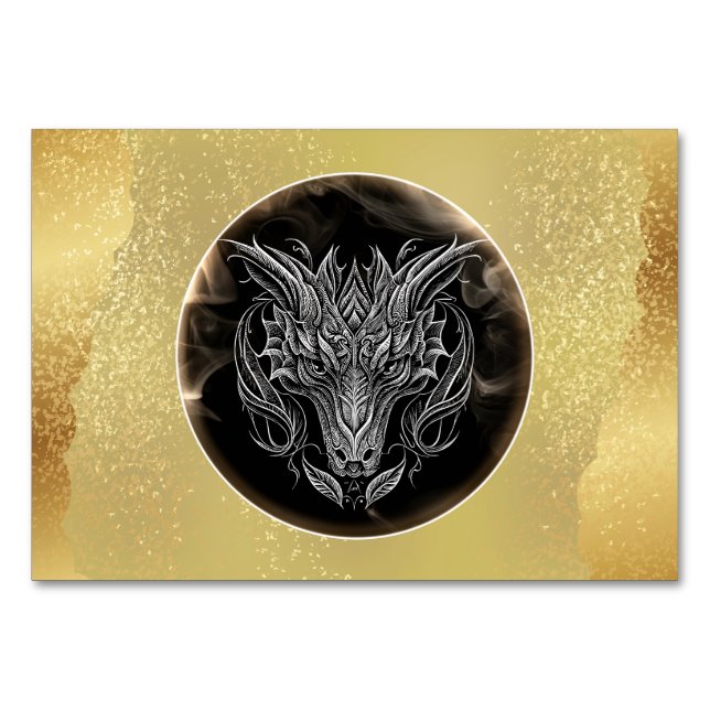 Numeração De Mesa Dragão do Ouro 2024 (Frente)