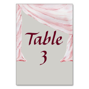 Numeração De Mesa Draped Scarf