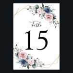 Numeração De Mesa Dusty Blue Mauve Greenery Floral Geométrico<br><div class="desc">Números elegantes e modernos de mesas de noiva floral de verão apresentam um buquê de peônias de rosa aquarela em tons de ardósia, azul empoeirado, rosa empoeirado, rosa empoeirado, maduro, sábio com folhas botânicas esverdeadas e eucalipto. Por favor, encontre mais designs e variações na minha loja de "bllissuddingpaperie". E fique...</div>