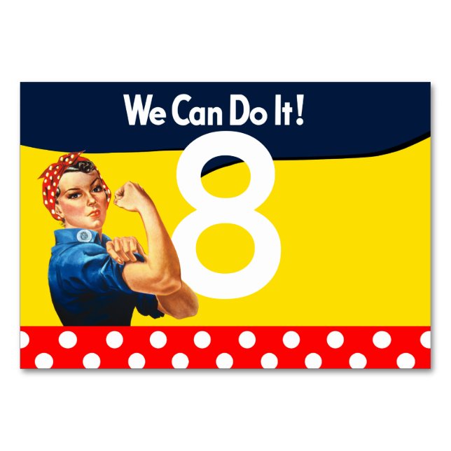 Numeração De Mesa É o seu suprimento personalizado do Rosie Party (Frente)