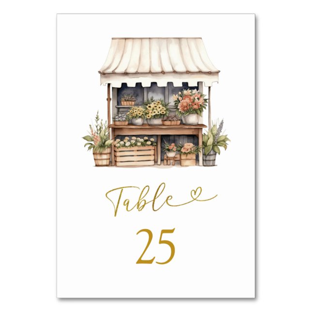 Numeração De Mesa Ela está fora do Chá de panela (Frente)