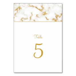 Numeração De Mesa Elegante Dourado Marble Table Number