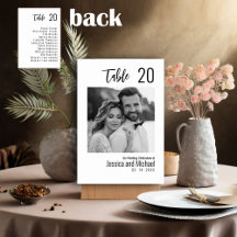 💍 Elegante minimalista com lista de convidados