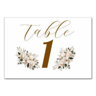 Numeração De Mesa Elegante Tipografia Dourada Placa de Número de Mes